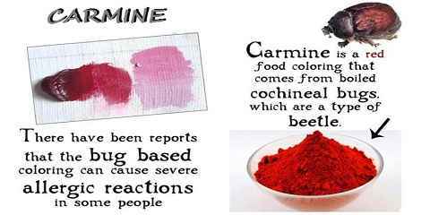 red dye 40 allergy carmine cochineal extract allura red effect