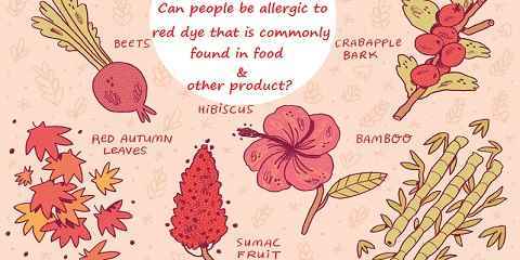 red food dye allergy